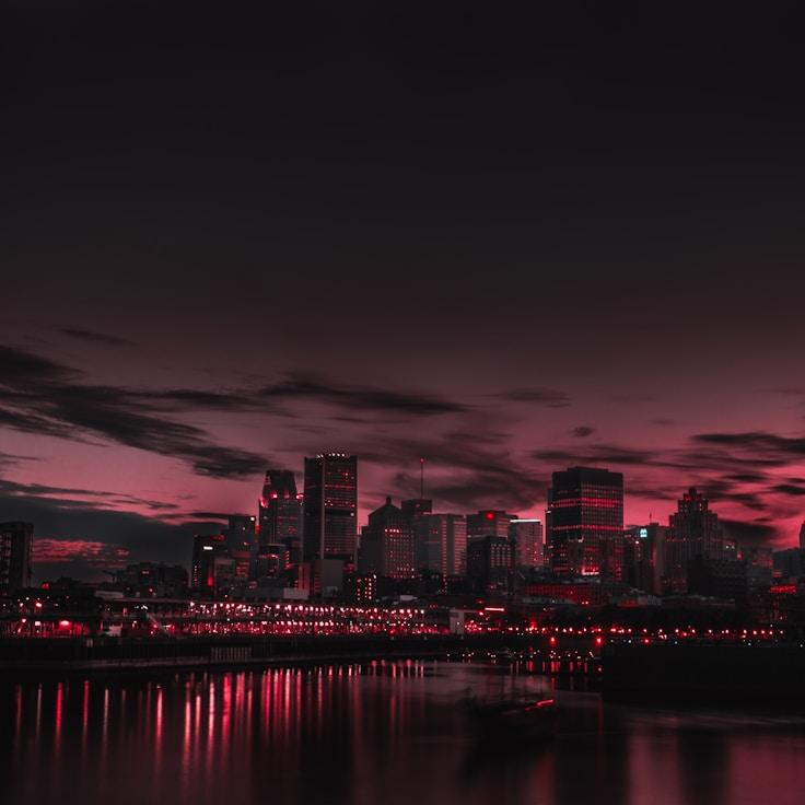 Sunset outdoors in Netherlands